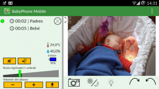 BabyPhone Mobile: vigilabebés screenshot 2