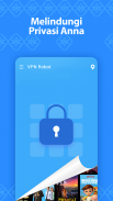 VPN Robot -Free Unlimited VPN Proxy &WiFi Security screenshot 2