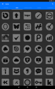 Grey and Black Icon Pack screenshot 11