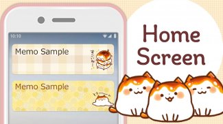 แผ่นจดบันทึก Mitarashi Nyanko screenshot 1