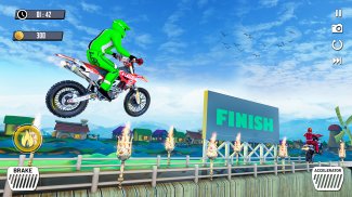 Spider Superhero Bike Stunt - GT Racing Mega Ramp screenshot 0