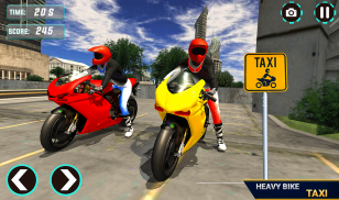 MotorBike Taxi Simulator -Tourist Bike Driver 2020 screenshot 8