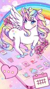 Cute Unicorn Themes HD Wallpapers screenshot 2