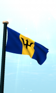 Barbados Flag 3D Free screenshot 6