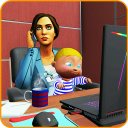 Working Mother Office Job Simulator Game:Baby Care