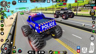 Police Monster Truck Car Games screenshot 5