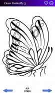 Wie zeichnet man Schmetterling screenshot 3