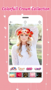 Flower Crown Photo Editor Heart Effect Filter screenshot 1