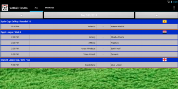 Football Fixtures screenshot 14