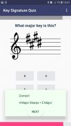 Music Theory - Key Signature Quiz screenshot 3