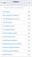 Infolex.Kodeksai screenshot 1