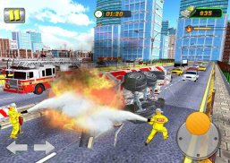 FireFighter City Rescue Hero screenshot 2