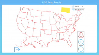 USA Map Puzzle Game screenshot 1