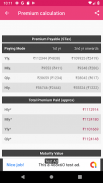 LIC Policy Calculators Mini screenshot 4