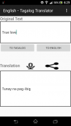 English - Tagalog Translator screenshot 0