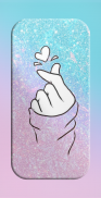 Finger Heart Wallpaper screenshot 0