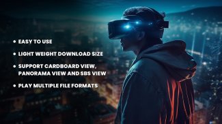 3D VR видео плеер HD screenshot 0