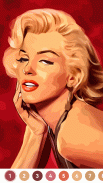 Celebrity Paint by Number Game screenshot 1