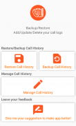 Call Log Editor - Backup your call histories screenshot 1