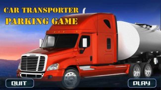 Car Transporter Parking Game screenshot 0