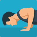 Nose Push Ups Chest Workout: Strength Exercises Icon