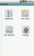 DoF Droid screenshot 0