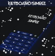 Simple Keyboard Dark Blue screenshot 4