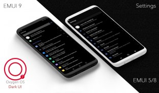 Oxygen UI [OP8] Dark Edition EMUI 10/9/8/5 Theme screenshot 0