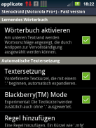 Stenodroid Ad (Motorola Pro+) screenshot 4