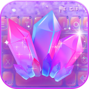 تم صفحه کليد Purple Crystal