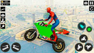 Superhero Bike Stunts 3D Race screenshot 9