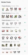 Panda Stickers WAStickerApps - Funny Stickers screenshot 3