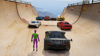 SuperHero Car Stunt: Car Games screenshot 1