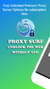 Proxy Surf - إلغاء حظر الويب بدون VPN screenshot 3