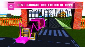 سائق شاحنة قلابة القمامة 3D: شاحنة لودر ثقيلة screenshot 1
