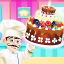 Cake Bakery Shop - Sweet Cooking, Color by Number Icon