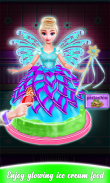 ¡Brilla en The Dark Ice Cream Fairy Cake! Muñecas screenshot 3