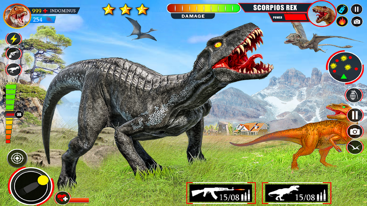 Dino T Rex Game Free APK برای دانلود اندروید