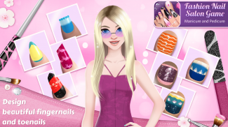 Fashion Nail Salon Game screenshot 1