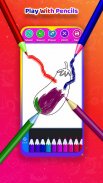 Fruits & Vegetable Coloring Book Game screenshot 1