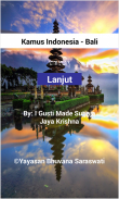 Kamus Indonesia - Bali screenshot 0