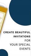 Invitation Card Maker: ecards e inviti digitali screenshot 1