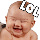 WAstickerApps Bayi Faces Funny dengan Frasa Icon