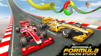 Fórmula carro acrobacias corrida: rampa carro screenshot 2