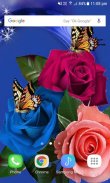 Multicolor Roses Butterfly LWP screenshot 1