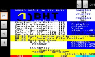 BHT1 Teletekst screenshot 1