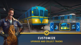 Subway Simulator & รถไฟใต้ดิน screenshot 6