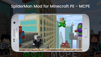 SpiderMan Mod for Minecraft PE - MCPE screenshot 4