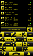 THEME GO CONTACTS CHESS YELLOW screenshot 0