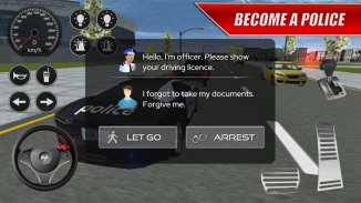 Carro de polícia real dirigindo v2 screenshot 3